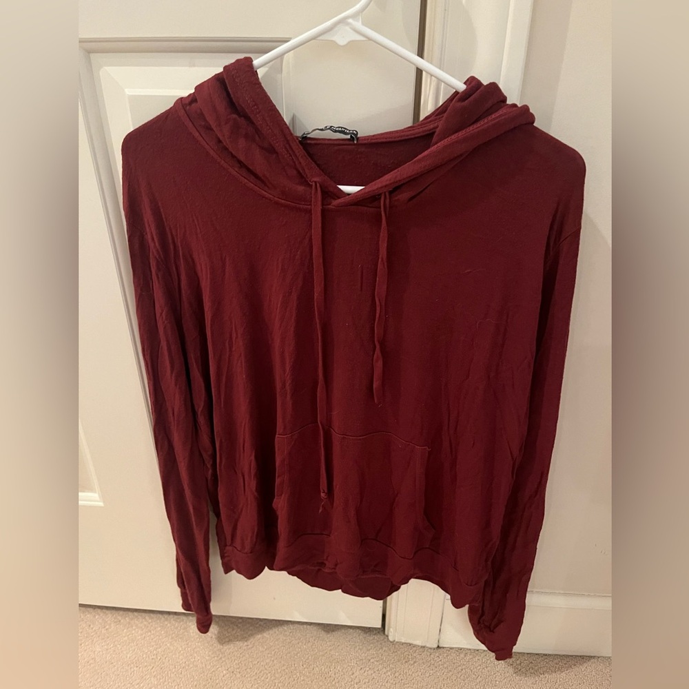 Brandy Melville Crimson Hoodie